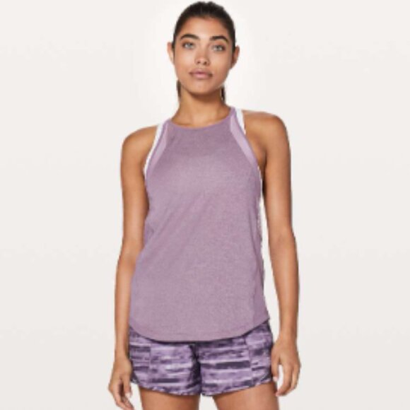 EC Lululemon Run Off-Route Tank - Purple - Size Approx. 6 - Picture 1 of 3